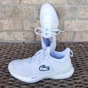 Lacoste White Athletic Sneakers